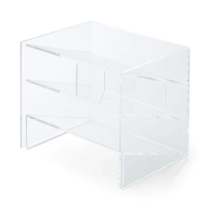 Acrylic 3 Tier Rack Wide