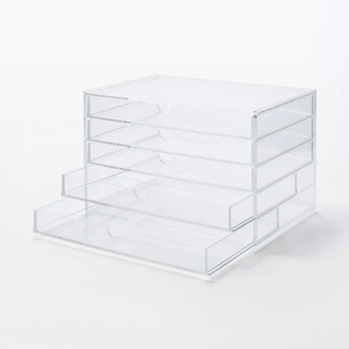 Acrylic Case 5 Rows Large
