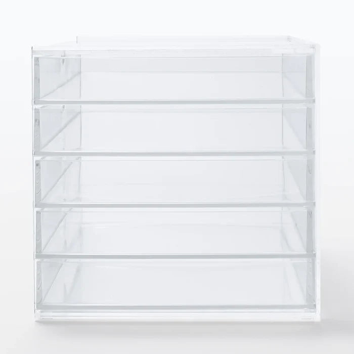 Acrylic Case 5 Rows Large
