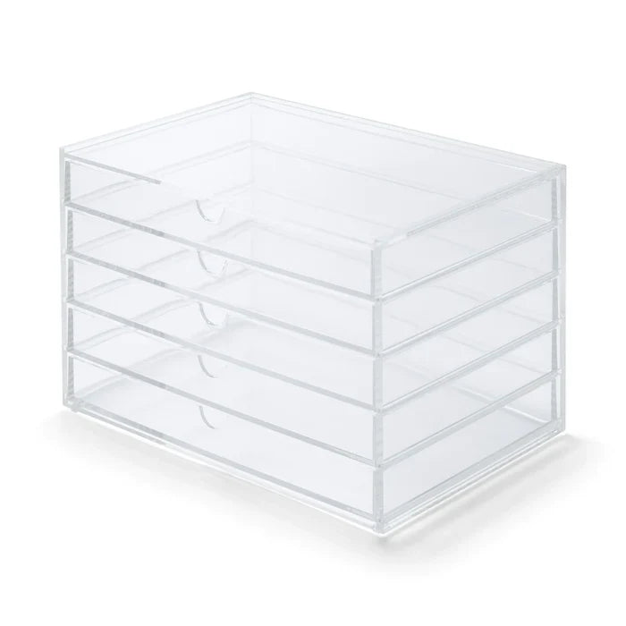 Acrylic Case 5 Rows Large
