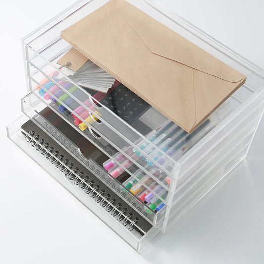 Acrylic Case 5 Rows Large